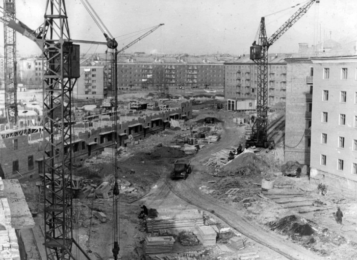 1966-1970. Строительство домов.