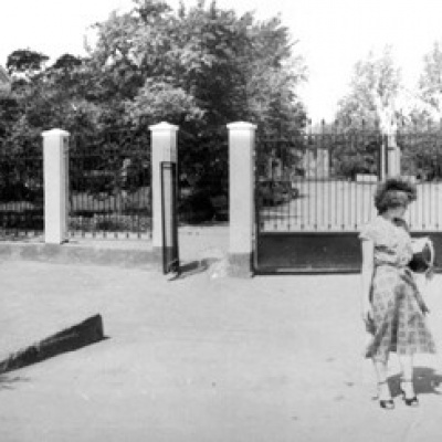 Вход в парк им. Гагарина 1983 г