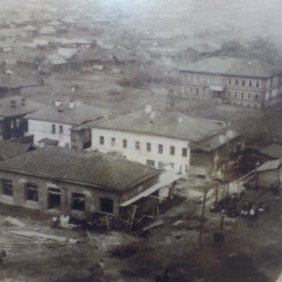Вид с колокольни Иоанна Богослова 1936 ул.Ленина