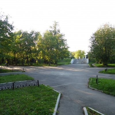 Лестница к парку  Ю.А.Гагарина